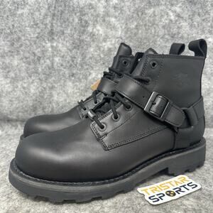 Harley Davidson Bullard 5.25" Boots Mens 11.5 Black Leather Harness Motorcycle